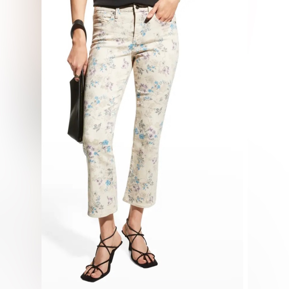 NYDJ Fiona Slim Flare Ankle Jeans -Color: Idlewild feather- 8. NWT